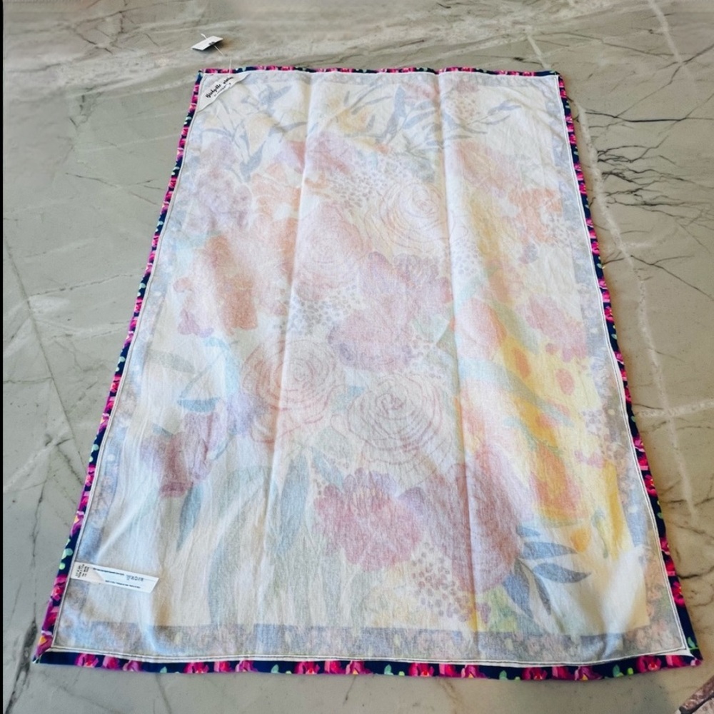 ANTHROPOLOGIE Bridgette Thornton Floral Dish Towel NWT Cottagecore Kitchen Decor - Picture 9 of 15